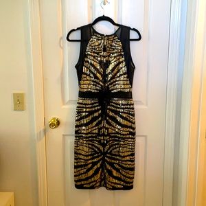 Bebe Animal print dress